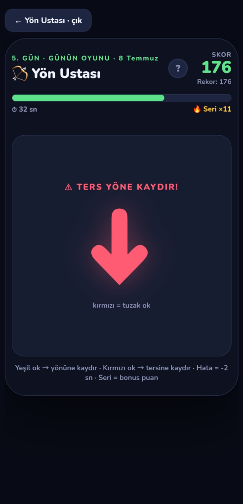 Harf Zinciri oyunu ekranı